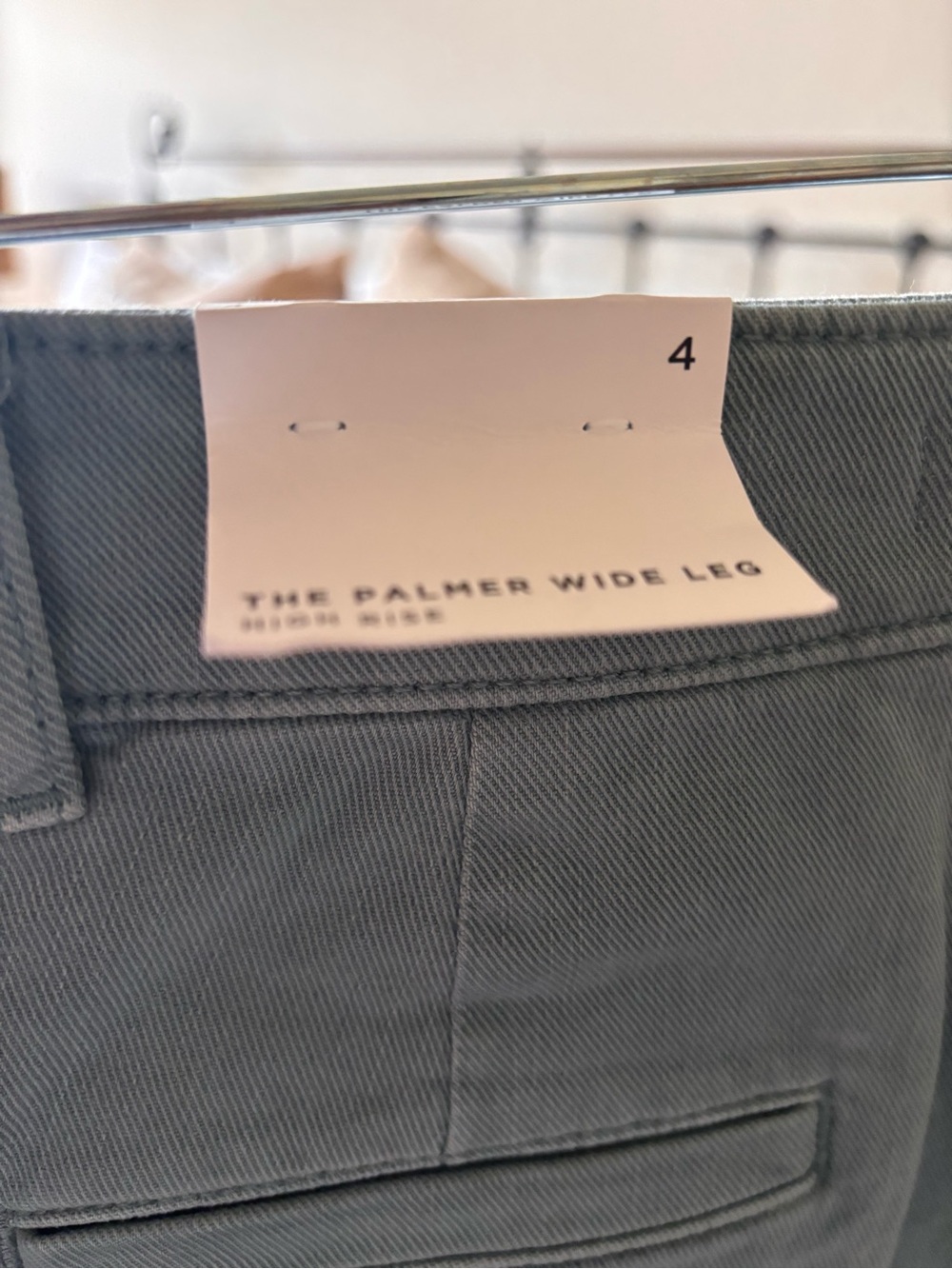 NWT LOFT Wide-Leg Jeans in Slate blue-size 4 - Picture 4 of 4